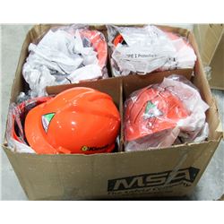 CASE OF 20 NEW RED HARD HATS