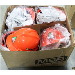 CASE OF 20 NEW RED HARD HATS
