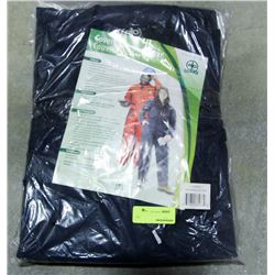 2 PAIRS BLUE COVERALLS, SIZE 60