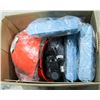 Image 1 : BOX OF 3 HARD HATS WITH 3 BAGS OF COOLING BANDS