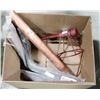 Image 1 : BOX OF MISC, INCLUDES 2FT LENGTH OF COPPER PIPE