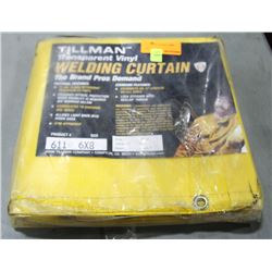 TILLMAN TRANSPARENT VINYL WELDING CURTAIN