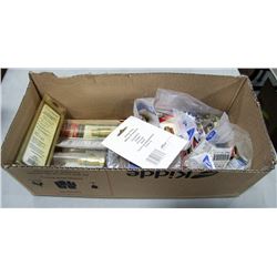 BOX OF ASSORTED BRASS FITTINGS