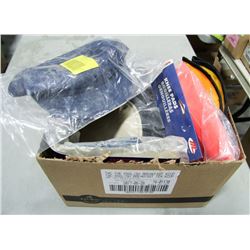 SAFETY LOT: INCLUDES GLOVES, KNEE PADS & MORE