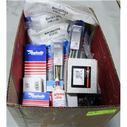 BOX OF ASSORTED NEW AUTO BRAKE PARTS