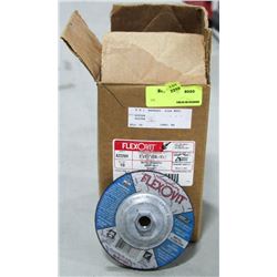 BOX OF 10 NEW FLEXOVIT METAL STAINLESS GRINDING