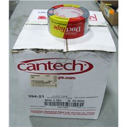 CASE OF 24 ROLLS OF CANTECH DUCT TAPE
