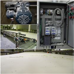 FEATURE LOT: ADJUSTABLE SPRAY CONVEYOR WITH BELT