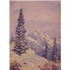 Image 1 : American School (20th Century) SNOWY MOUNTAIN PEAK