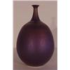 Image 1 : Art glass by Hideaki Miyamura PURPLE AND GOLD VASE