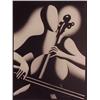 Image 1 : Mark Kostabi (b. 1960) American CELLIST, 1997, scr
