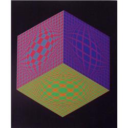 Victor Vasarely (1908-1997) Hungarian TRI-DAGG, co