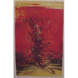 Zao Wou-Ki (b. 1921) Chinese UNTITLED, 1965, color