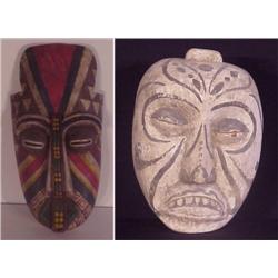 Decorative Arts: Tribal Masks (two)