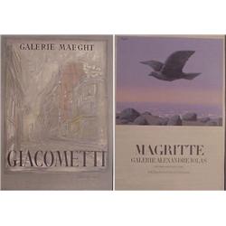 Rene Magritte & Giacometti (two)