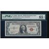 Image 1 : 1935A $1 Hawaii Silver Certificate PMG 65EPQ