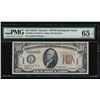 Image 1 : 1934A $10 Hawaii Federal Reserve Note PMG 65EPQ