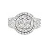 Image 1 : 18KT White Gold 1.54ctw Diamond Ring
