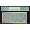 Image 2 : 1864 $10 Confederate States of America Note PCGS 62