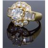 Image 2 : 14KT Yellow Gold 2.20ctw Diamond Ring