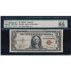Image 1 : 1935A $1 Hawaii Silver Certificate PMG 66EPQ