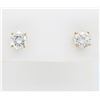 Image 1 : 14KT Yellow Gold 1.00ctw Diamond Earrings