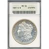 Image 1 : 1881-S $1 Morgan Silver Dollar Coin ANACS MS64