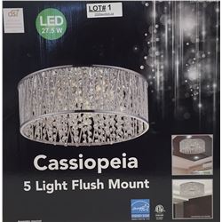 CASSIOPEIA 5-LIGHT FLUSH MOUNT
