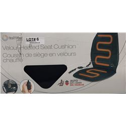 HEALTHMATE VELOUR HEATED SEAT CUSHION