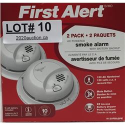 FIRST ALERT 2PACK SMOKE ALARMS