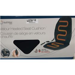 HEALTHMATE VELOUR HEATED SEAT CUSHION