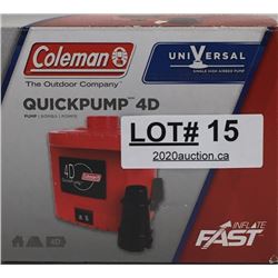COLEMAN QUICKPUMP 4D
