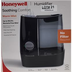 HONEYWELL SOOTHING COMFORT WARM MIST HUMIDIFIER