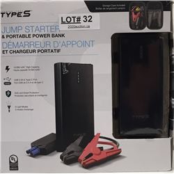 TYPES JUMP STARTER AND PORTABLE POWER BANK