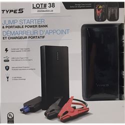 TYPES JUMP STARTER AND PORTABLE POWER BANK