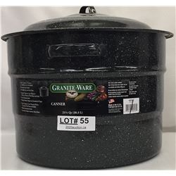 GRANITE-WARE CANNER POT 211/2QT CAPACITY