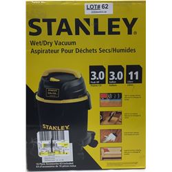 STANLEY WET/DRY VACUUM