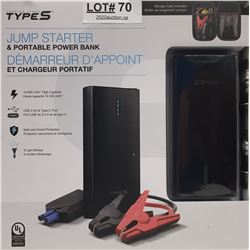 TYPE S JUMP STARTER AND POWER BANK