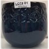 Image 1 : BLUE PLANTER 81/2" DIAMETER