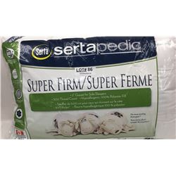 SERTAPEDIC WONT GO FLAT PILLOW JUMBO 20INX28IN