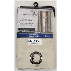 MAINSTAYS JACQUARD LEAF GROMMET PANEL
