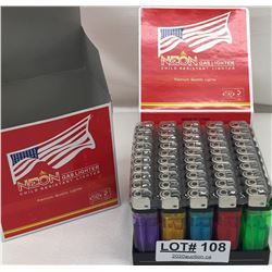 GAS LIGHTERS 50 IN BOX