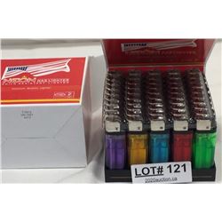 GAS LIGHTERS 50 IN BOX