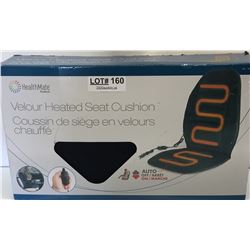 HEALTHMATE VELOUR HEATED SEAT CUSHION