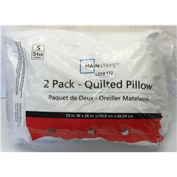 MAIANSTAYS 2-PACK QUILTED PILLOWS