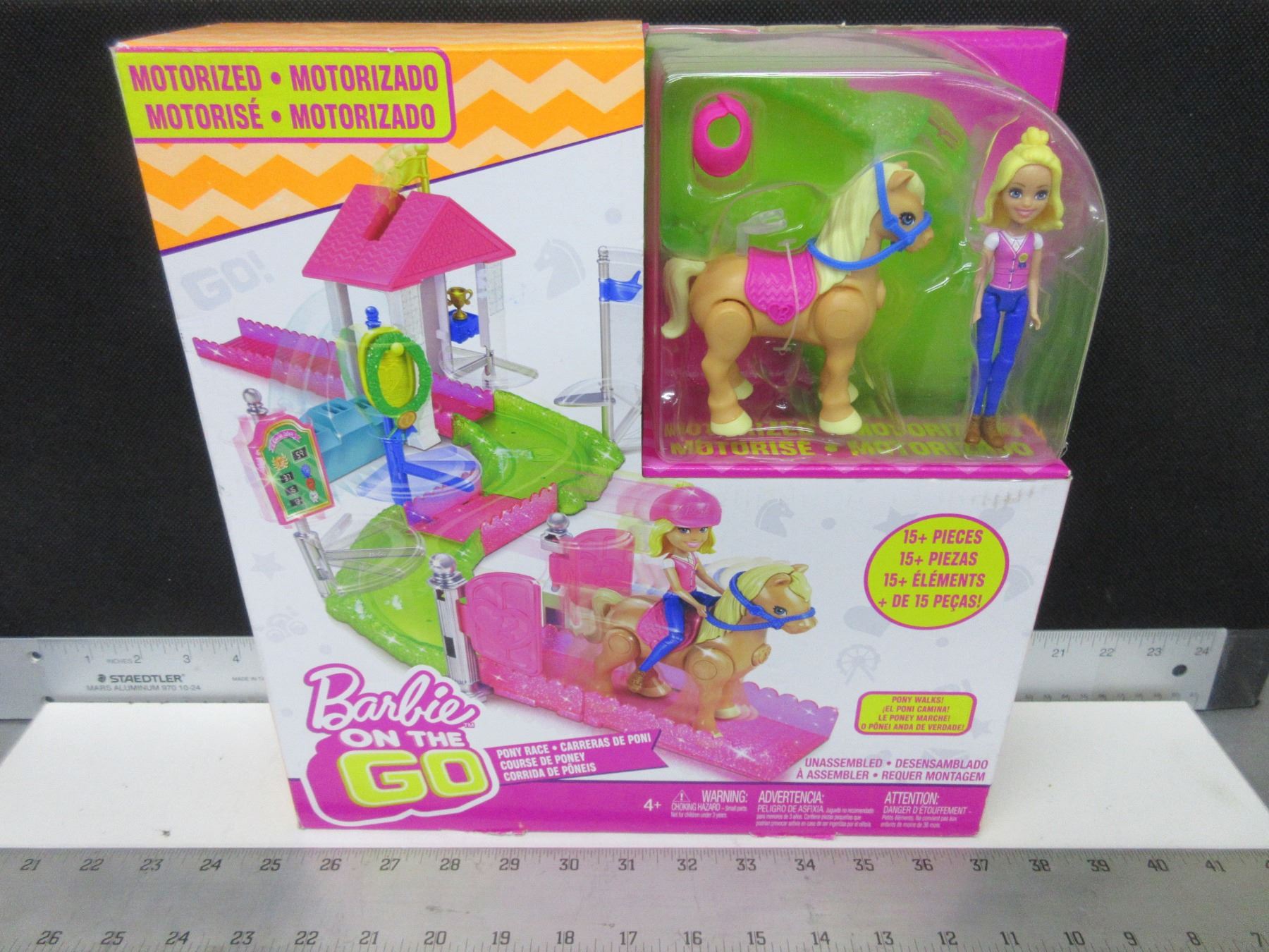 barbie on the go pony race