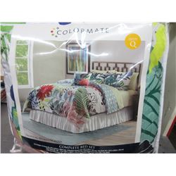 QUEEN 8 piece complete bed set