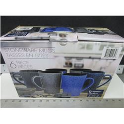 New Set of 6 Mikasa Stoneware Mugs