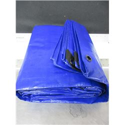 Heavy Duty 12 x 16ft Tarp / heavy fabric weight / tight weave for superior strength