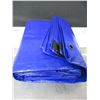 Image 1 : Heavy Duty 12 x 16ft Tarp / heavy fabric weight / tight weave for superior strength